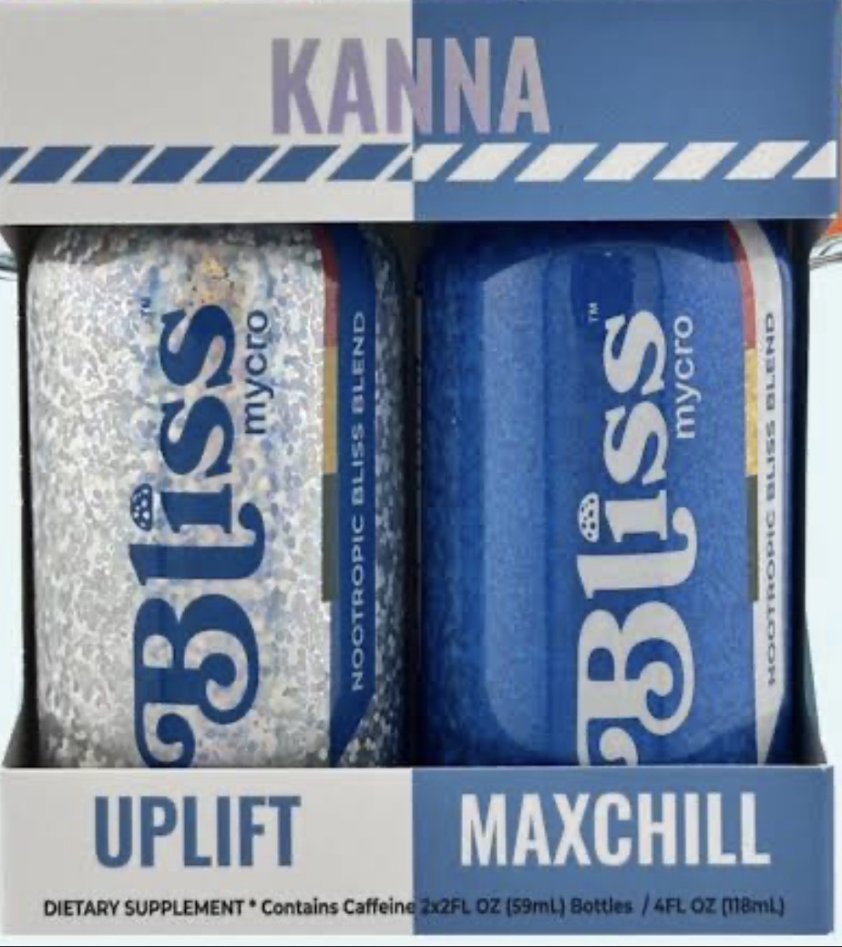 Bliss Uplift and Max Chill kanna beverages