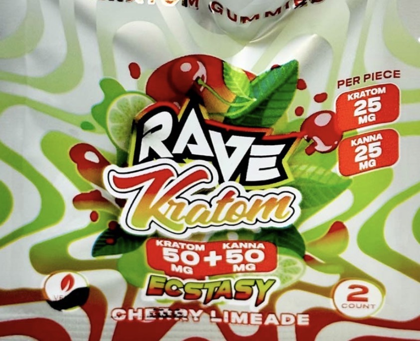RAVE Kratom gummies with kanna extract