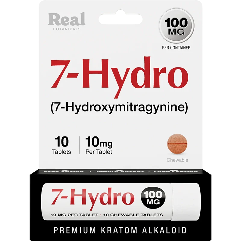 Real Botanicals 7-Hydro 10mg per tablet