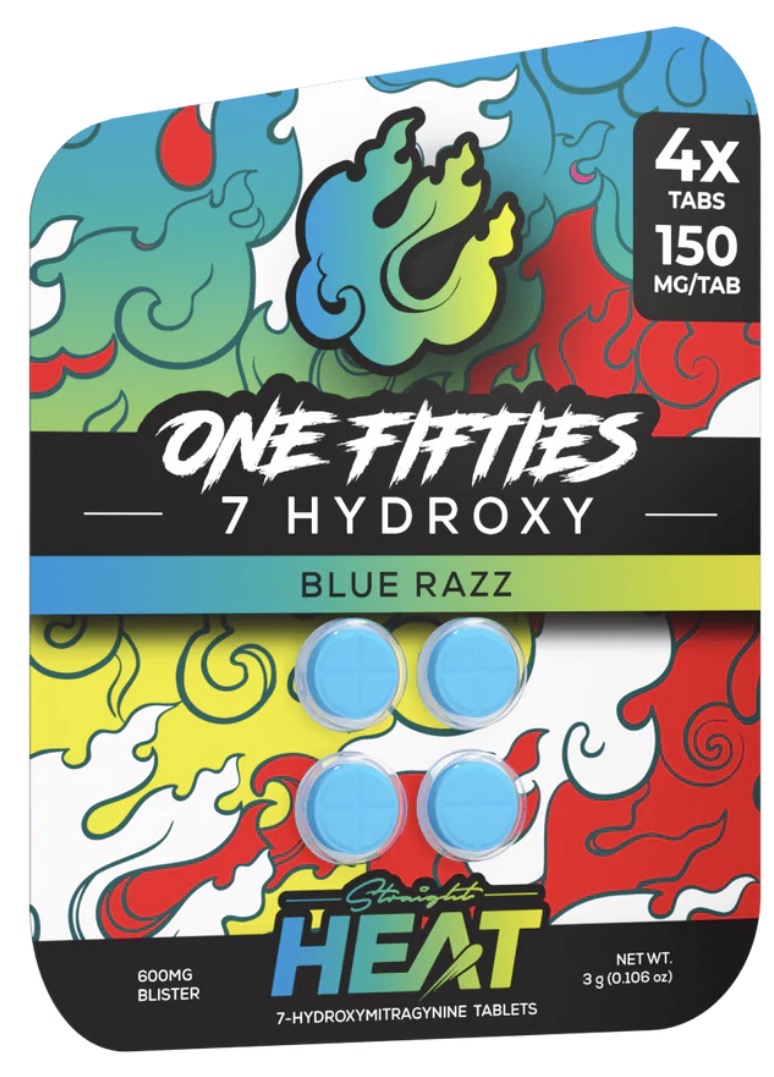 HEAT 7-Hydroxymitragynine 150mg per tablet