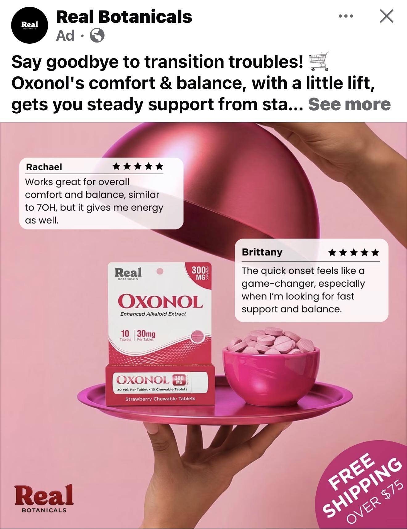 Oxonol enhanced alkaloid extract ad