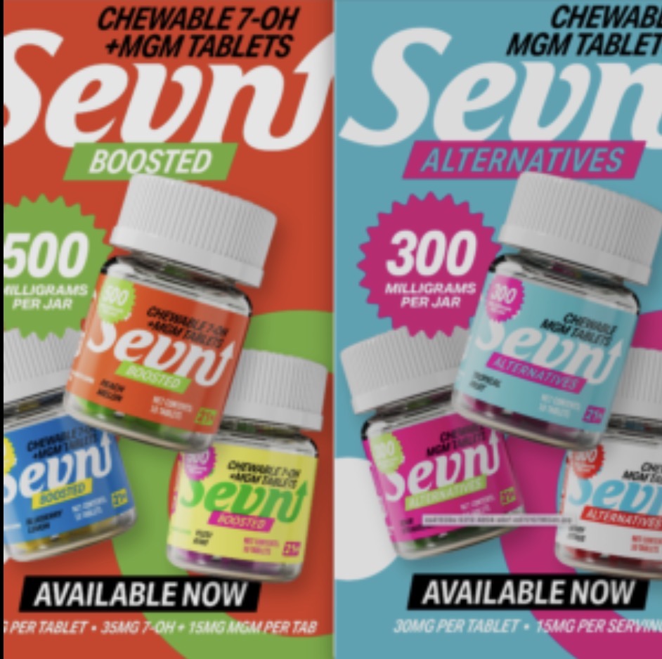 Chewable 7-OH + MGM tablets boosted