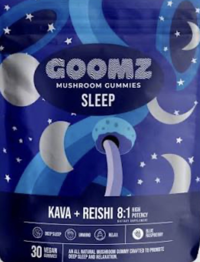 Goomz mushroom gummies sleep with kava and reishi