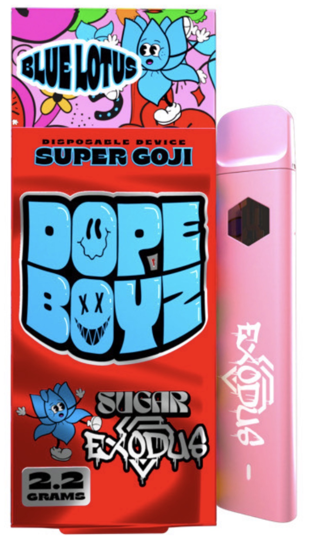Blue Lotus disposable vape device Super Goji