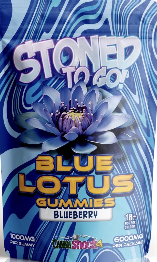 Blue Lotus gummies package