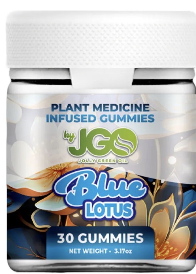 Jolly Green Oil Blue Lotus infused gummies