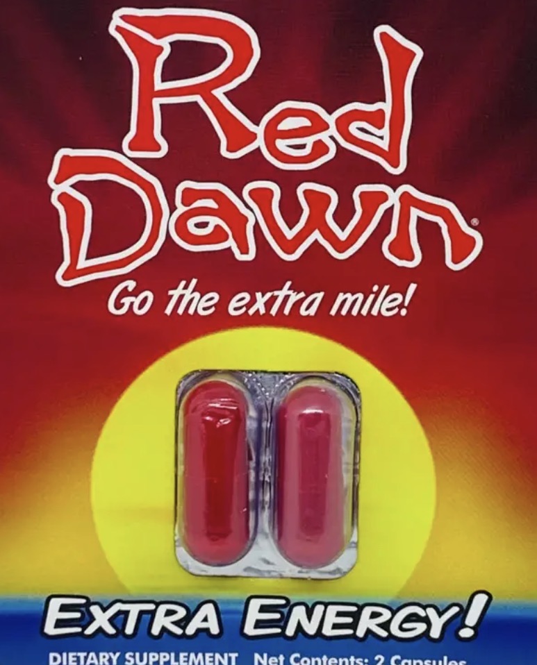 Red Dawn liquid shot product containing phenibut