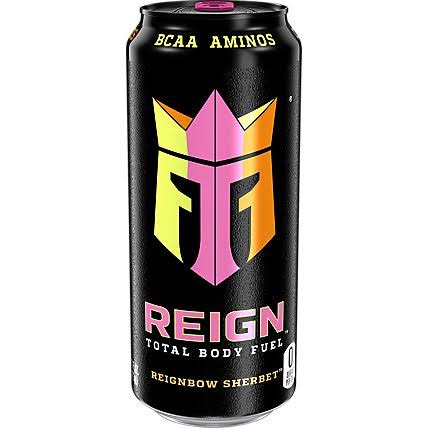 BCAA Aminos Reign energy drink